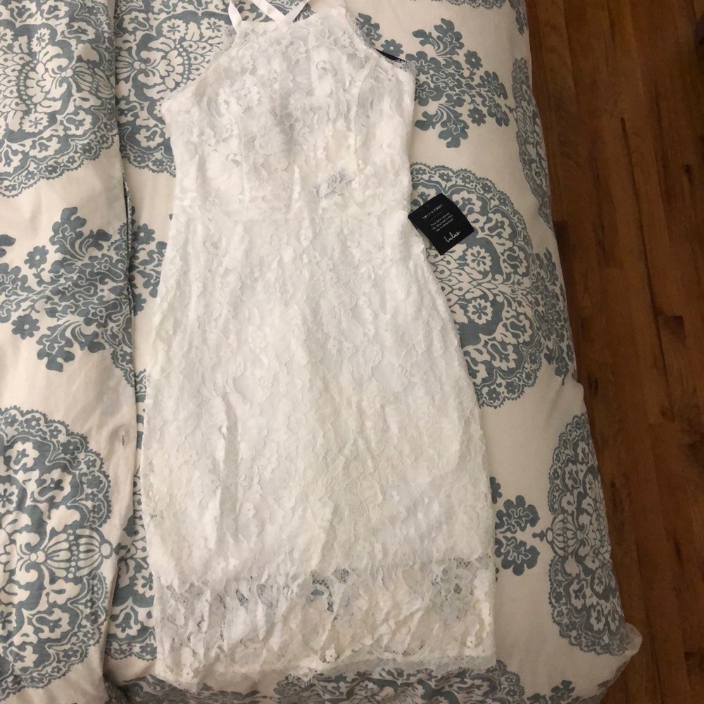 Lulus White Lace dress